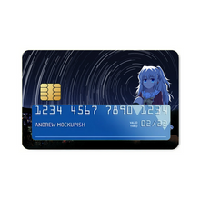 Load image into Gallery viewer, Nao Tomori sitting  Credit Card Skins (4-in-1 Pack)
