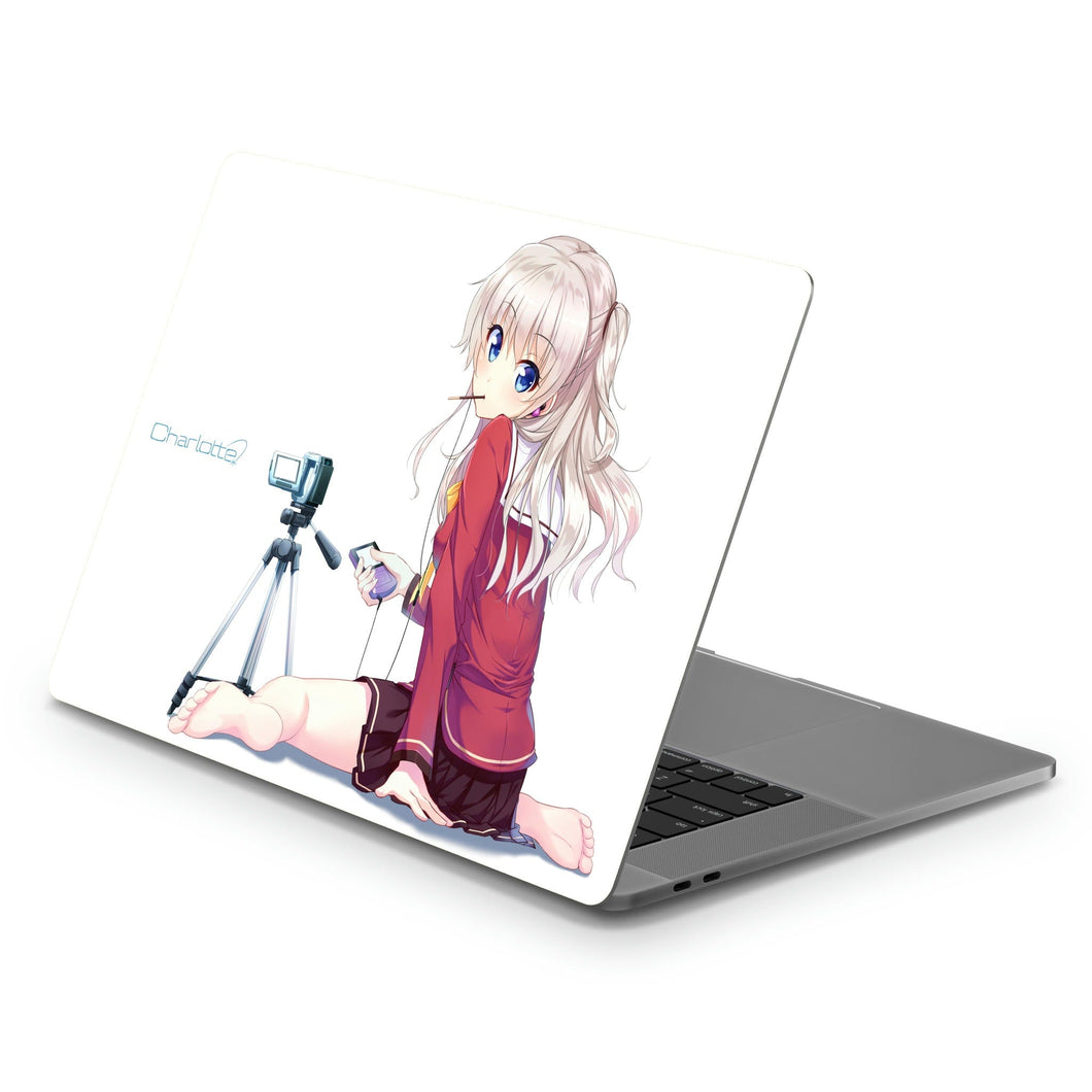 Nao Tomori sitting  Macbook Skin