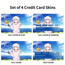 Load image into Gallery viewer, Nao Tomori smiling  Credit Card Skins (4-in-1 Pack)
