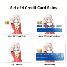 Load image into Gallery viewer, Nao Tomori smiling  Credit Card Skins (4-in-1 Pack)
