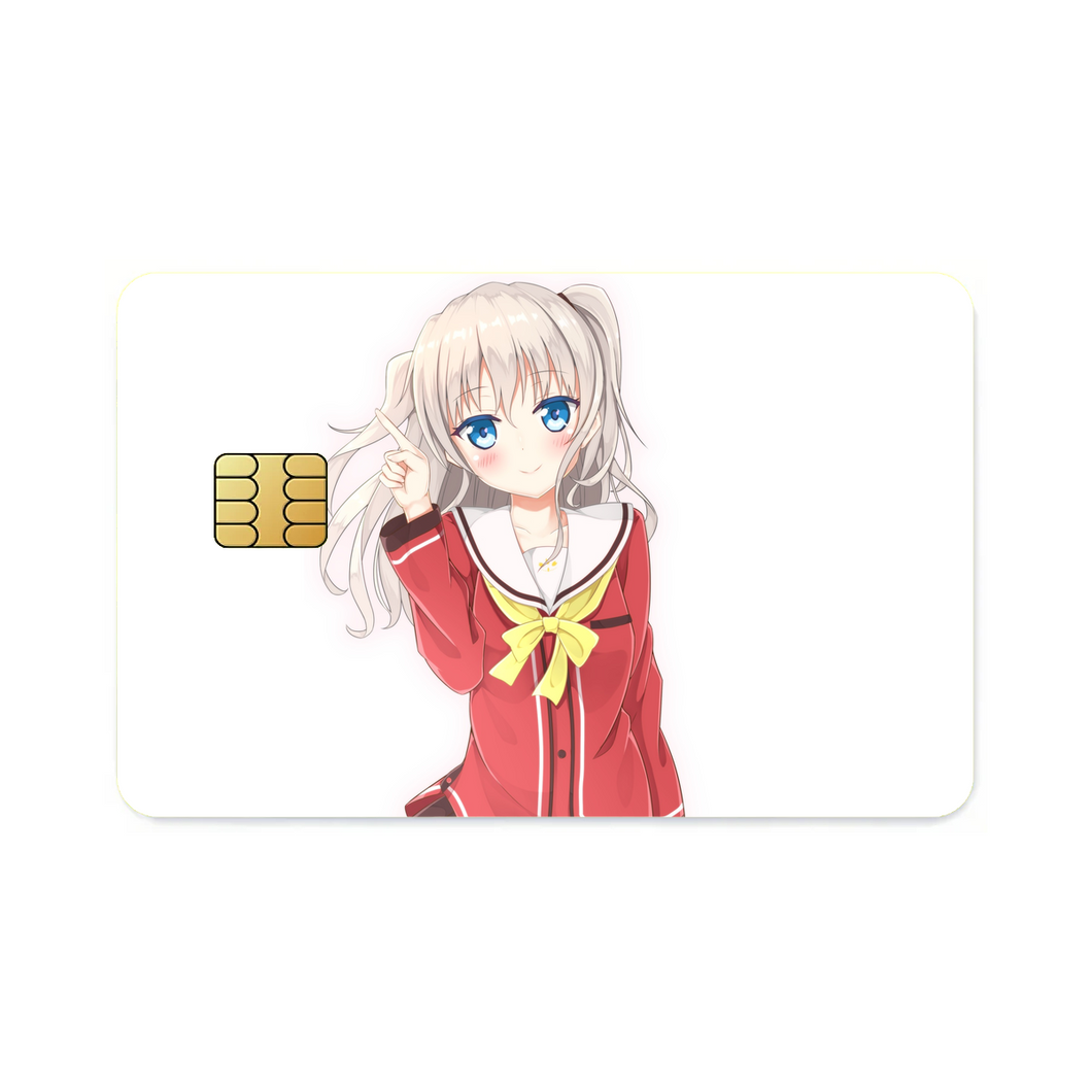 Nao Tomori smiling  Credit Card Skins (4-in-1 Pack)
