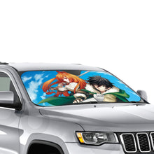 Load image into Gallery viewer, Naofumi and Raphtalia  Car Sunshade
