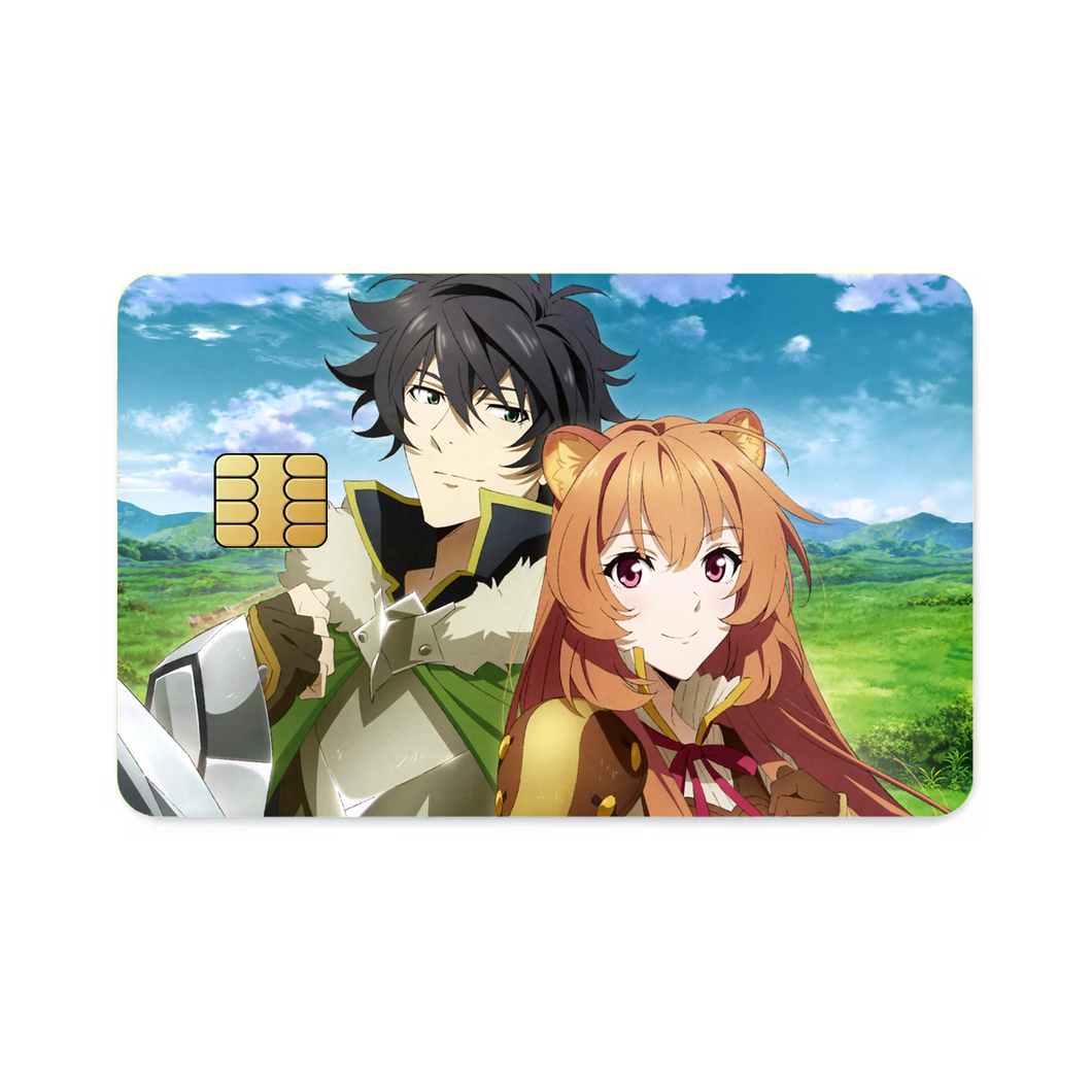 Naofumi and raphtalia  Credit Card Skins (4-in-1 Pack)