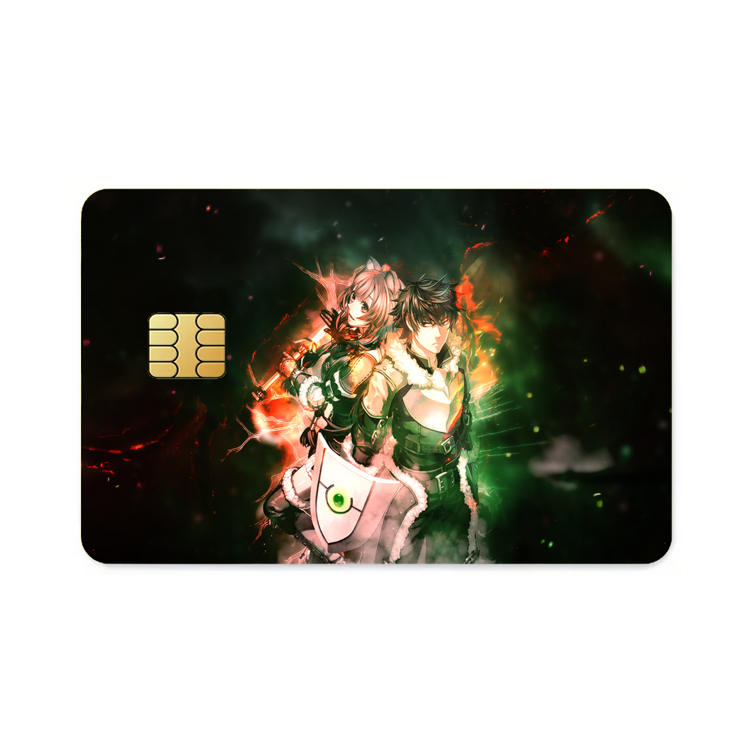 Naofumi and Raphtalia  Credit Card Skins (4-in-1 Pack)