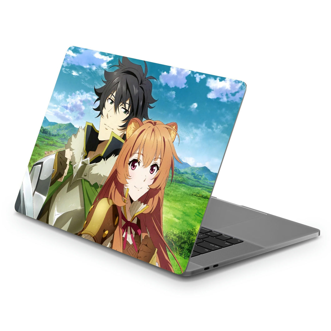 Naofumi and raphtalia  Macbook Skin