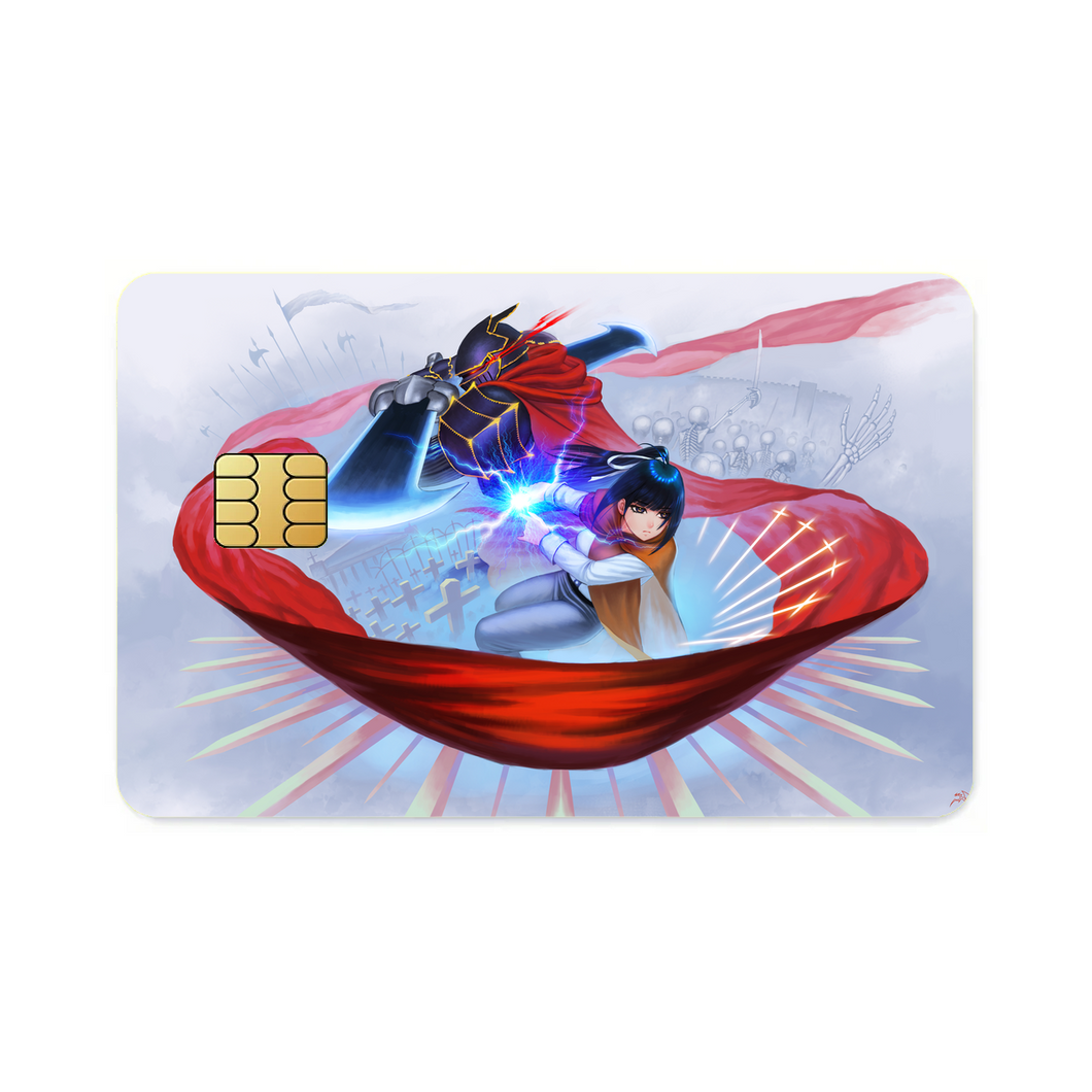 Narberal and Ainz Ooal Gown  Credit Card Skins (4-in-1 Pack)
