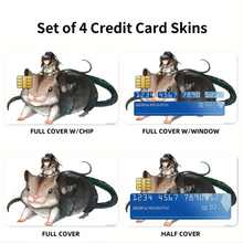 Load image into Gallery viewer, Narberal and Hamsuke  Credit Card Skins (4-in-1 Pack)

