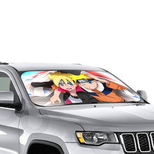 Load image into Gallery viewer, Naruto and Boruto  Car Sunshade
