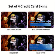 Load image into Gallery viewer, Naruto and Hinita Kissing  Credit Card Skins (4-in-1 Pack)
