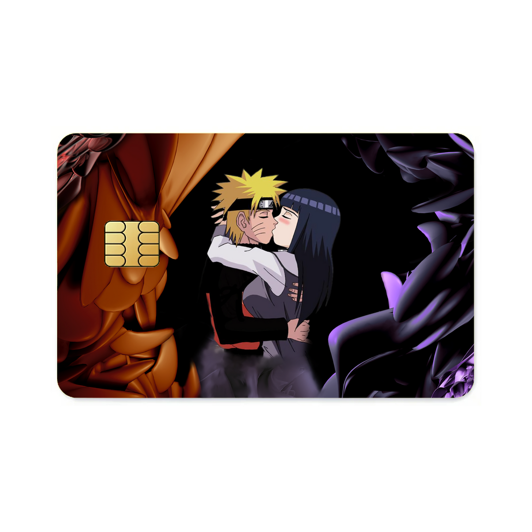 Naruto and Hinita Kissing  Credit Card Skins (4-in-1 Pack)
