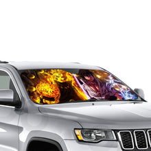 Load image into Gallery viewer, Naruto and Sasuke  Car Sunshade
