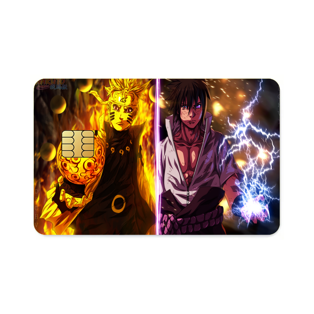 Naruto and Sasuke  Credit Card Skins (4-in-1 Pack)