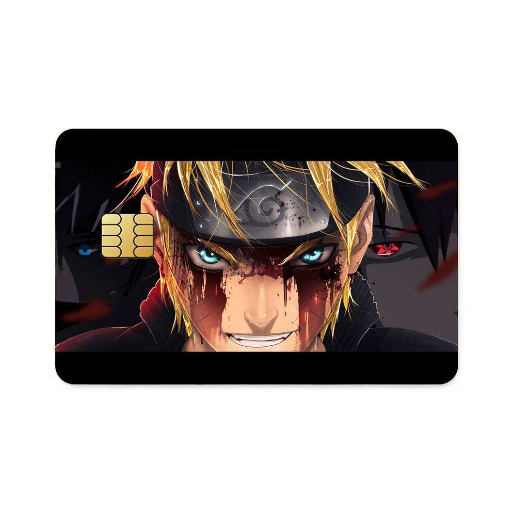 Naruto,Sasuke and Minato  Credit Card Skins (4-in-1 Pack)