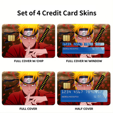 Load image into Gallery viewer, naruto uzumaki sage moad Credit Card Skins (4-in-1 Pack)
