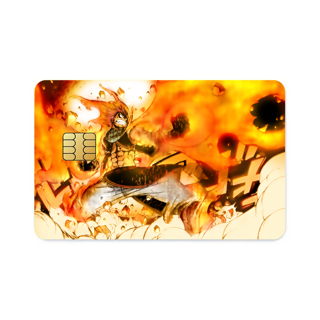 Natsu Dragneel  Credit Card Skins (4-in-1 Pack)