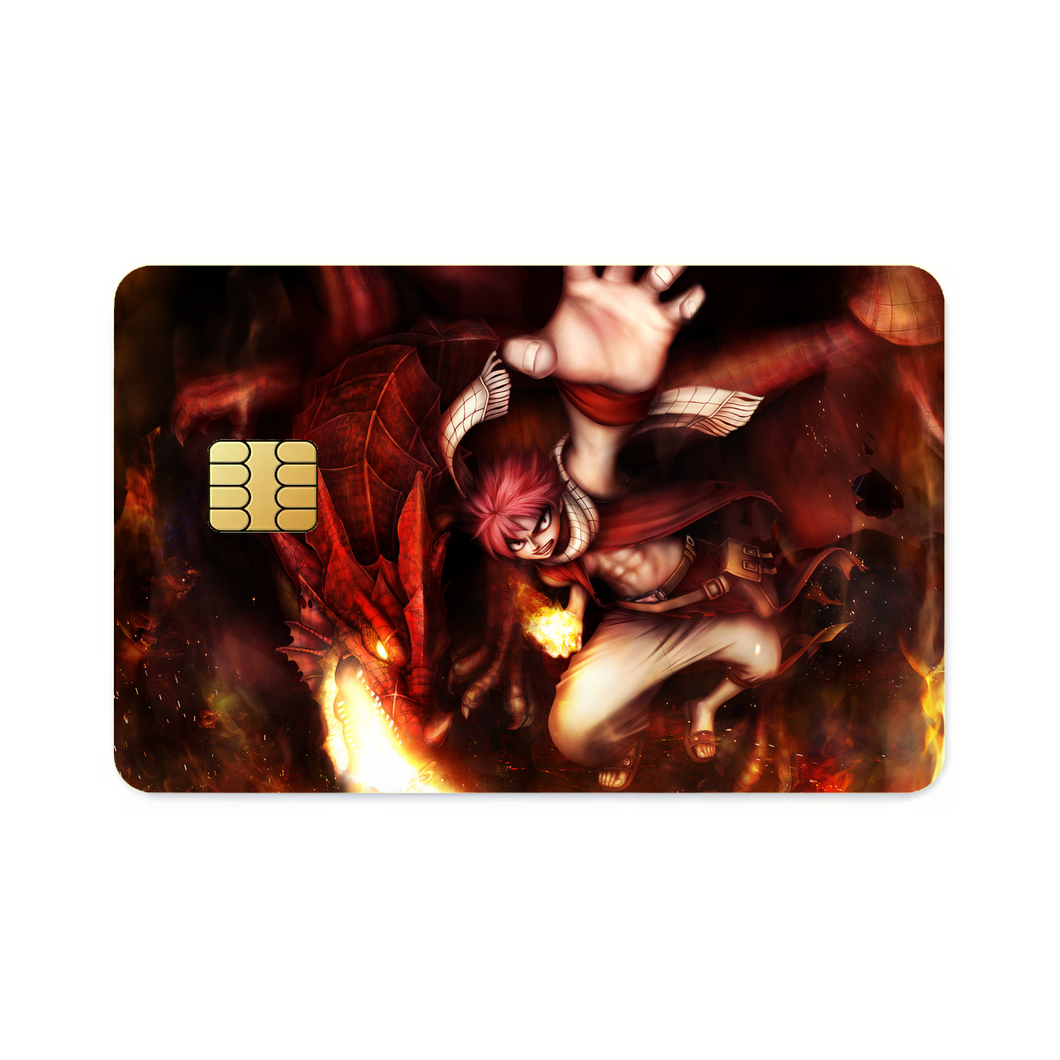 Natsu Dragneel  Credit Card Skins (4-in-1 Pack)