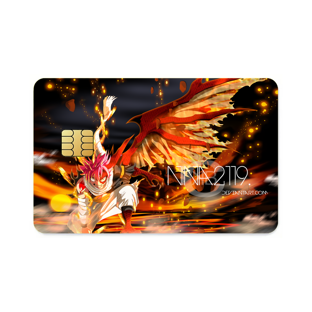 Natsu Dragonize  Credit Card Skins (4-in-1 Pack)
