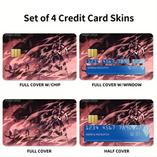 Load image into Gallery viewer, Neon Genesis Evangelion  Credit Card Skins (4-in-1 Pack)
