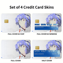 Load image into Gallery viewer, Neon Genesis Evangelion  Credit Card Skins (4-in-1 Pack)
