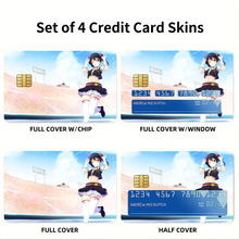 Load image into Gallery viewer, Nico Yazawa  Credit Card Skins (4-in-1 Pack)

