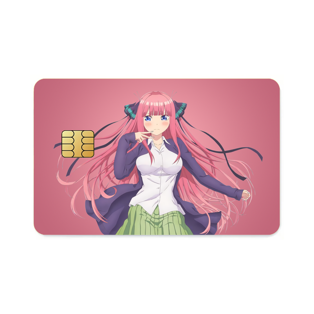 Nino Nakano from 5-Toubun no Hanayome  Credit Card Skins (4-in-1 Pack)