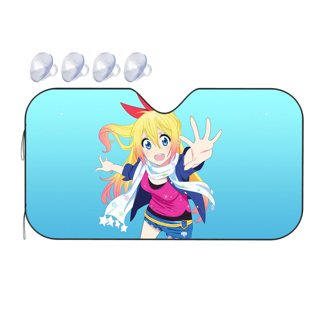 Nisekoi Chitoge Kirisaki  Car Sunshade