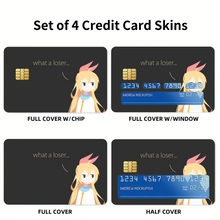 Load image into Gallery viewer, Nisekoi Chitoge Kirisaki  Credit Card Skins (4-in-1 Pack)
