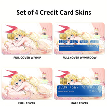 Load image into Gallery viewer, Nisekoi Chitoge Kirisaki  Credit Card Skins (4-in-1 Pack)
