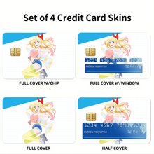 Load image into Gallery viewer, Nisekoi Chitoge Kirisaki  Credit Card Skins (4-in-1 Pack)

