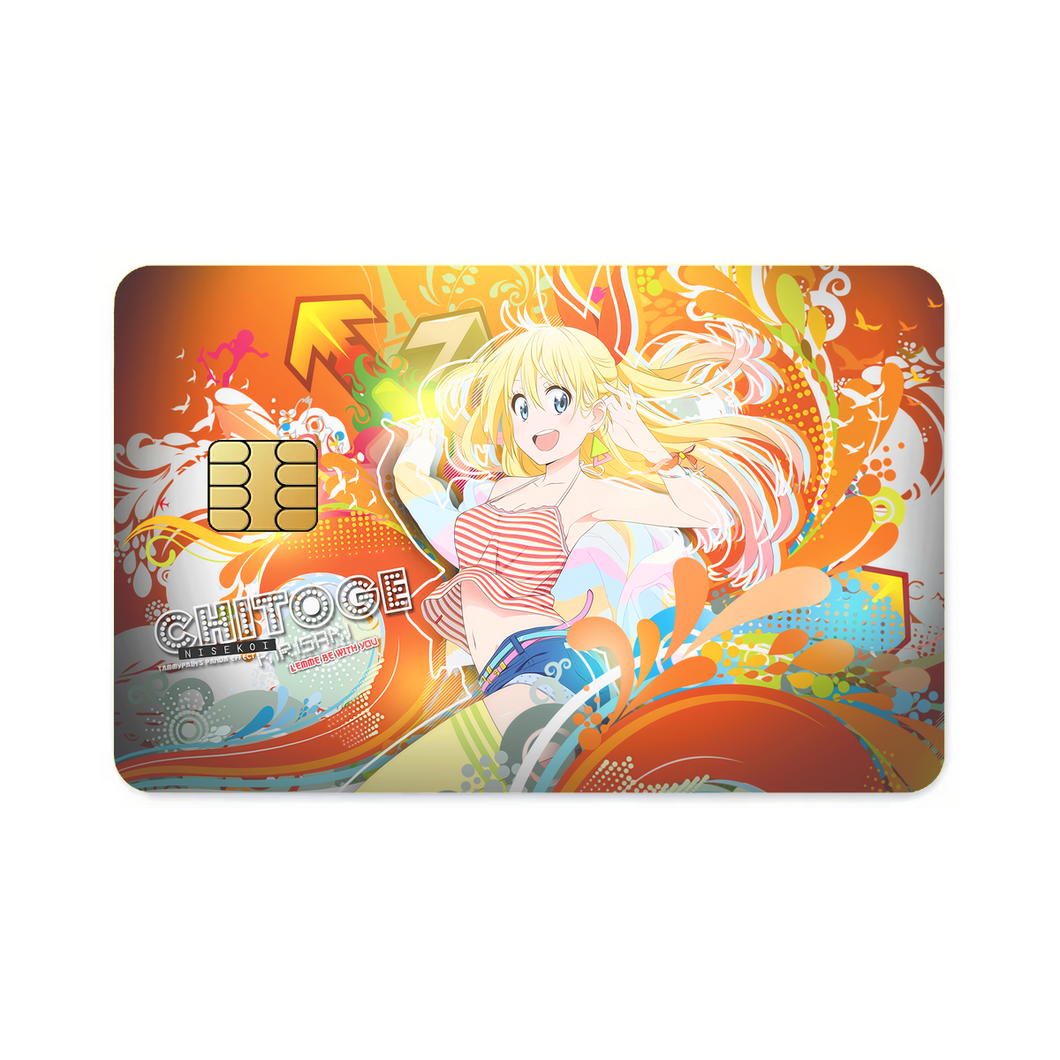 Nisekoi Chitoge Kirisaki  Credit Card Skins (4-in-1 Pack)