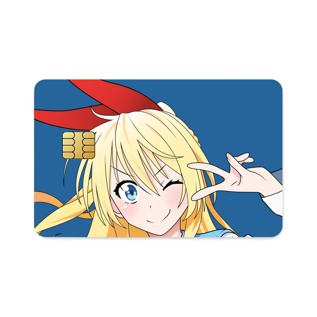 Nisekoi Chitoge Kirisaki  Credit Card Skins (4-in-1 Pack)