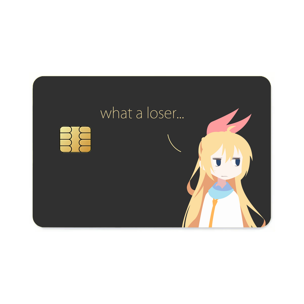 Nisekoi Chitoge Kirisaki  Credit Card Skins (4-in-1 Pack)
