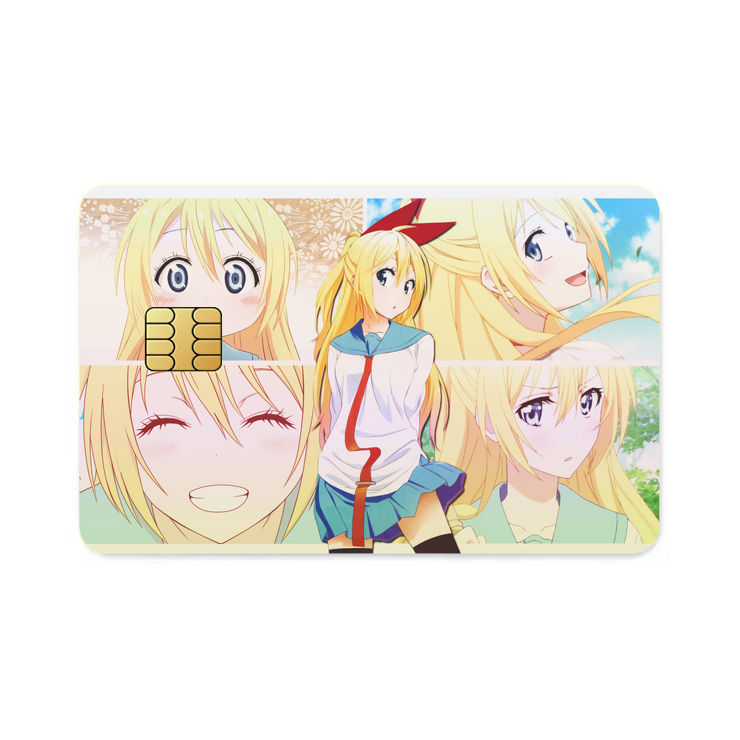 Nisekoi Chitoge Kirisaki  Credit Card Skins (4-in-1 Pack)