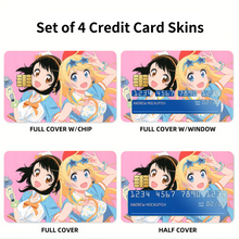 Load image into Gallery viewer, Nisekoi Chitoge Kirisaki, Kosaki Onodera  Credit Card Skins (4-in-1 Pack)
