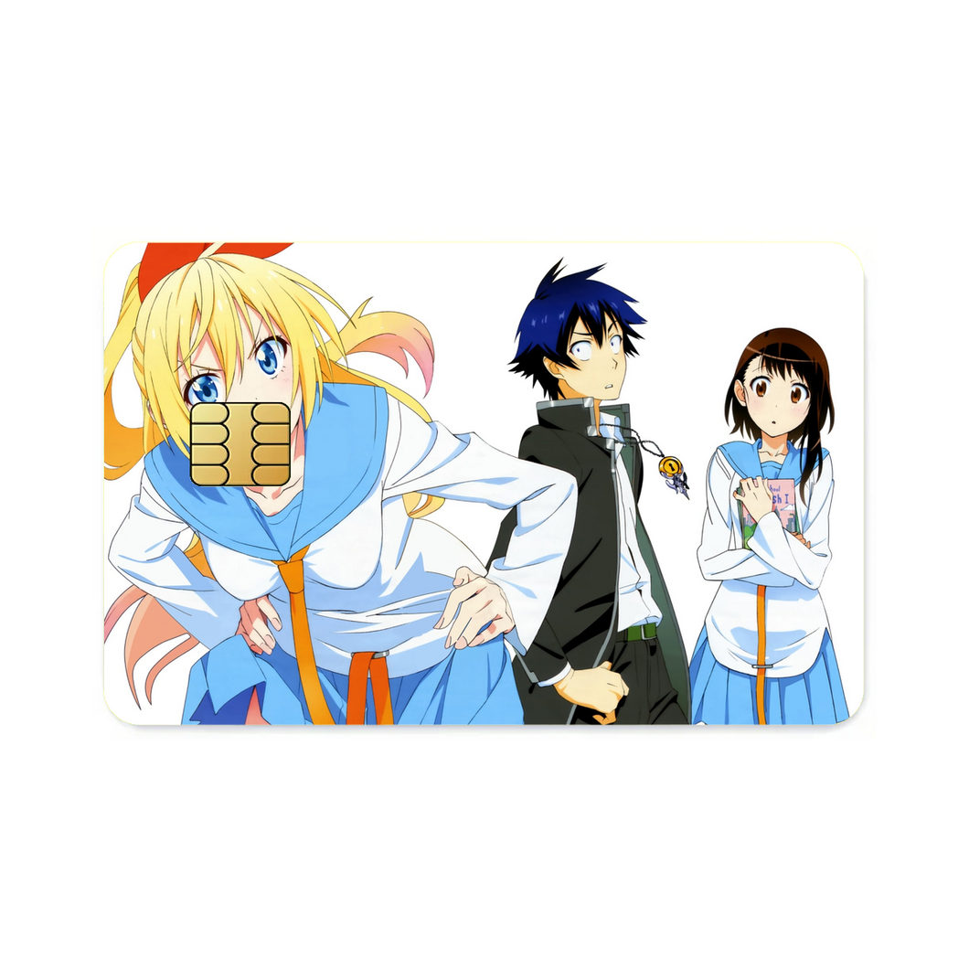 Nisekoi Chitoge Kirisaki, Kosaki Onodera  Credit Card Skins (4-in-1 Pack)