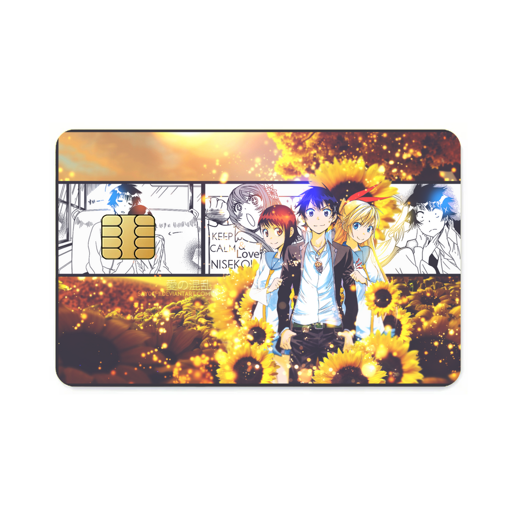 Nisekoi Chitoge Kirisaki, Kosaki Onodera  Credit Card Skins (4-in-1 Pack)