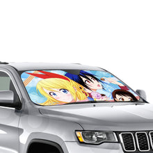 Load image into Gallery viewer, Nisekoi Chitoge Kirisaki, Kosaki Onodera, Seishirou Tsugumi  Car Sunshade

