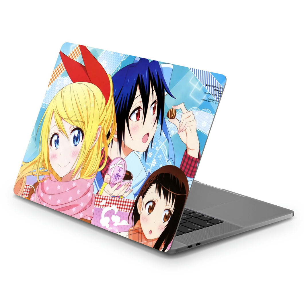 Nisekoi Chitoge Kirisaki, Kosaki Onodera, Seishirou Tsugumi  Macbook Skin