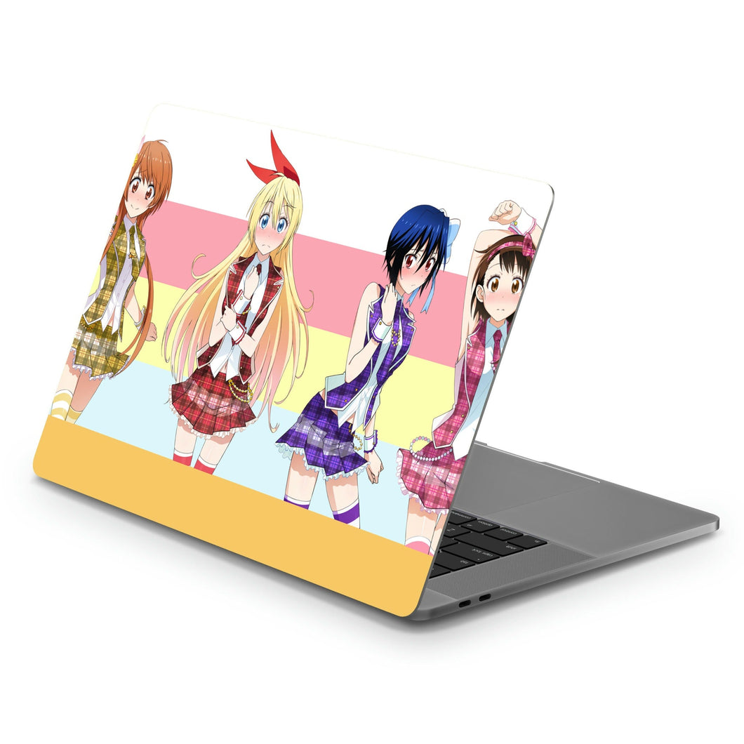 Nisekoi Chitoge Kirisaki, Kosaki Onodera, Seishirou Tsugumi, Marika Tachibana  Macbook Skin