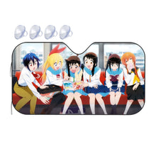 Load image into Gallery viewer, Nisekoi Chitoge Kirisaki, Kosaki Onodera, Seishirou Tsugumi, Marika Tachibana, Ruri Miyamoto  Car Sunshade
