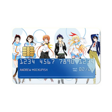 Load image into Gallery viewer, Nisekoi Chitoge Kirisaki, Kosaki Onodera, Seishirou Tsugumi, Marika Tachibana, Ruri Miyamoto  Credit Card Skins (4-in-1 Pack)
