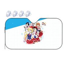 Load image into Gallery viewer, Nisekoi Chitoge Kirisaki, Kosaki Onodera, Seishirou Tsugumi, Marika Tachibana, Shuu Maiko  Car Sunshade
