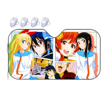 Load image into Gallery viewer, Nisekoi Chitoge Kirisaki, Kosaki Onodera, Seishirou Tsugumi, Marika Tachibana, Shuu Maiko  Car Sunshade
