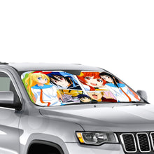 Load image into Gallery viewer, Nisekoi Chitoge Kirisaki, Kosaki Onodera, Seishirou Tsugumi, Marika Tachibana, Shuu Maiko  Car Sunshade
