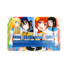 Load image into Gallery viewer, Nisekoi Chitoge Kirisaki, Kosaki Onodera, Seishirou Tsugumi, Marika Tachibana, Shuu Maiko  Credit Card Skins (4-in-1 Pack)
