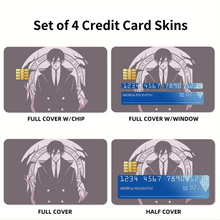Load image into Gallery viewer, Nobuchika Ginoza Minimalist  Credit Card Skins (4-in-1 Pack)

