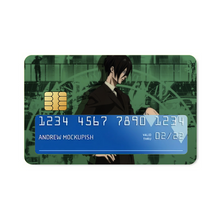 Load image into Gallery viewer, Nobuchika Ginoza Side view Credit Card Skins (4-in-1 Pack)
