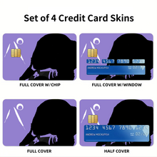 Load image into Gallery viewer, Nona Silhouette  Credit Card Skins (4-in-1 Pack)
