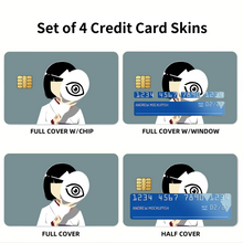 Load image into Gallery viewer, Nora Minimalist v1  Credit Card Skins (4-in-1 Pack)
