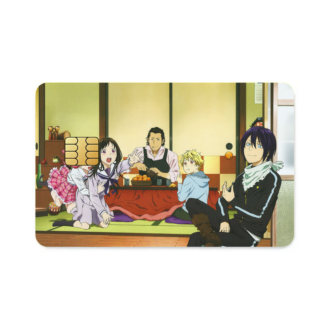 Noragami Yato, Yukine, Hiyori Iki, Kofuku Ebisu, Daikoku  Credit Card Skins (4-in-1 Pack)
